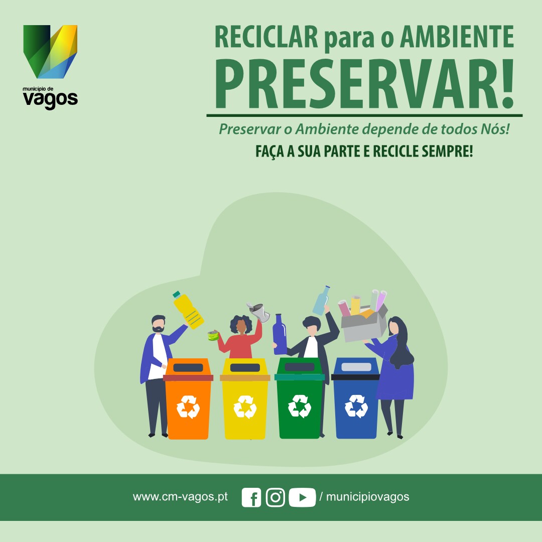 RECICLAR PARA O MEIO AMBIENTE PRESERVAR ESTÁ DE VOLTA