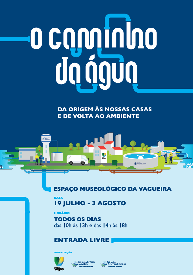 EXPOSIÇÃO “O CAMINHO DA ÁGUA - DA ORIGEM ÀS NOSSAS CASAS E DE VOLTA AO AMBIENTE”.
