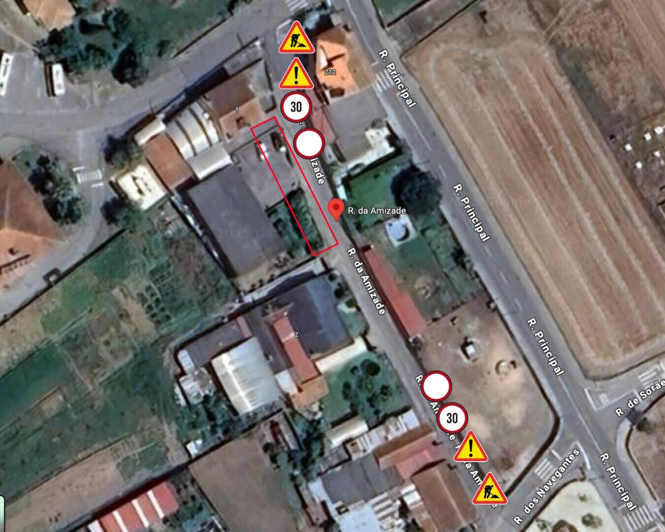 AVISO – INTERRUPÇÃO DE TRÂNSITO -  RUA DA AMIZADE 1ASR - SANTA CATARINA